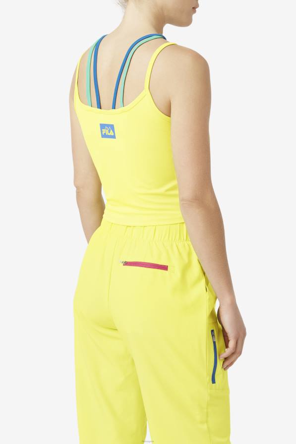 2HNL1382 сяра FILA cecillia strappy tank fila sulfur