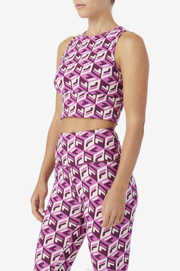 2HNL1392 руж/потпури/гроздово вино FILA руж/потпури/гроздово вино emmaline tank fila