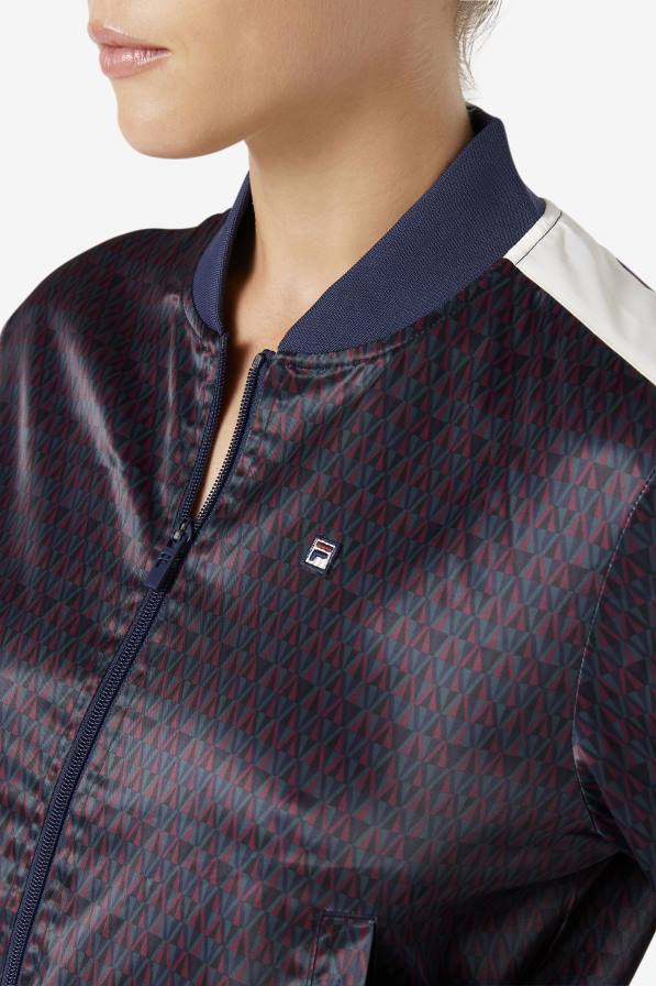 2HNL1777 пеперуда/тофу FILA fila farah сатенено яке с пикантно палто/тофу