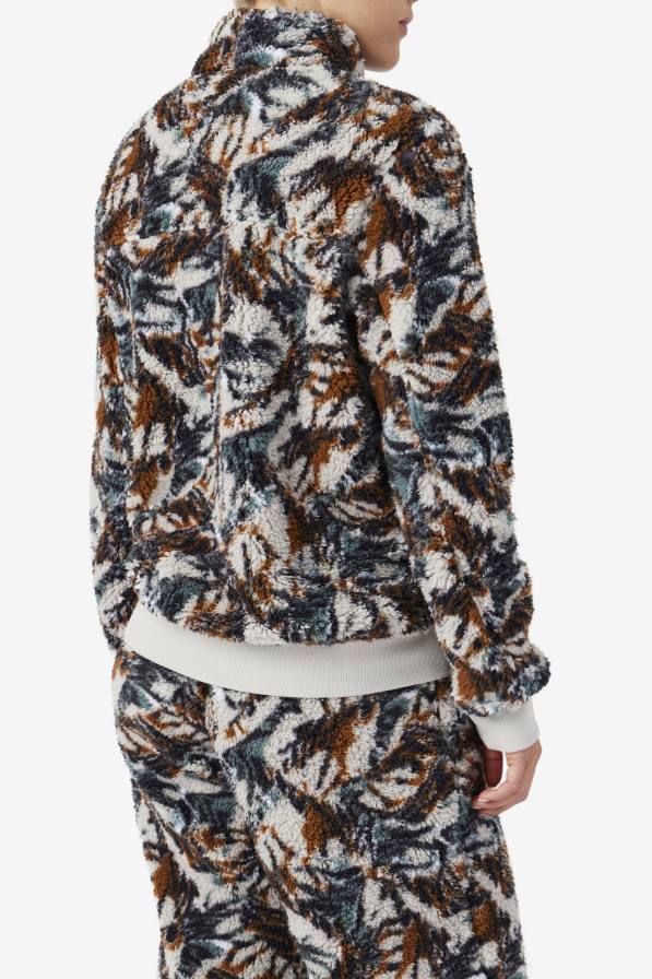 2HNL1783 печат на чапла/бурна/дълбоко езеро FILA fila drewe шерпа яке щампа чапла/бурна/дълбоко езеро