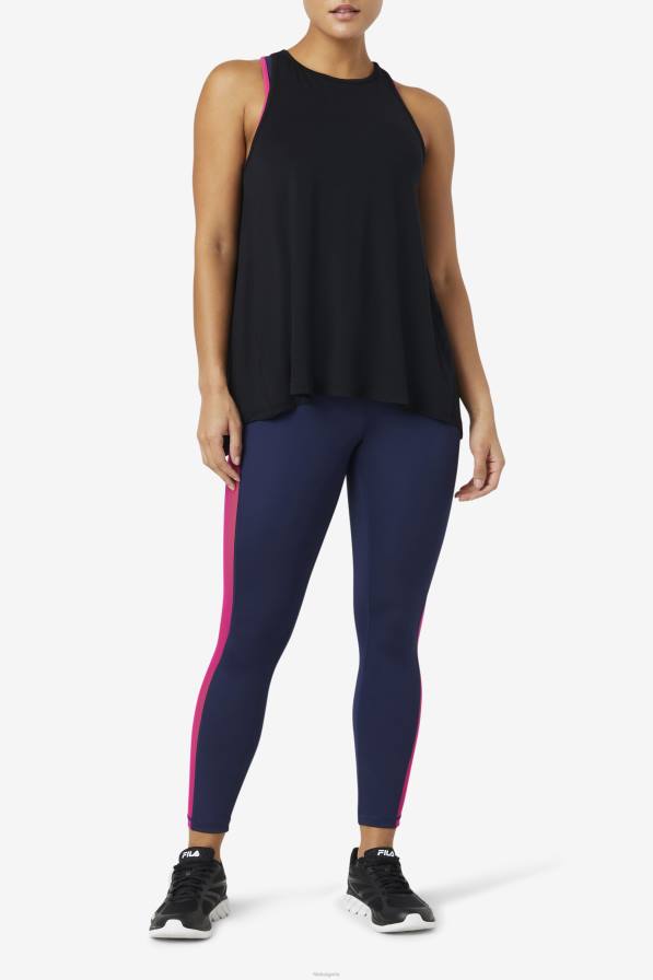 2HNL1862 черен FILA fi-lux черен потник с отворен гръб fila