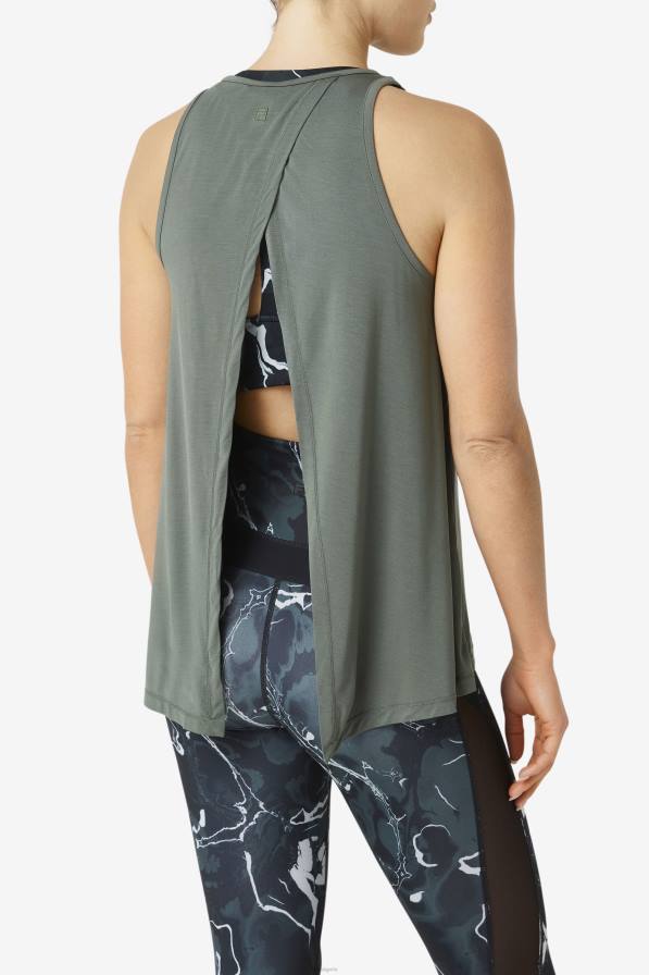 2HNL1865 мащерка FILA fi-lux потник с отворен гръб thyme fila