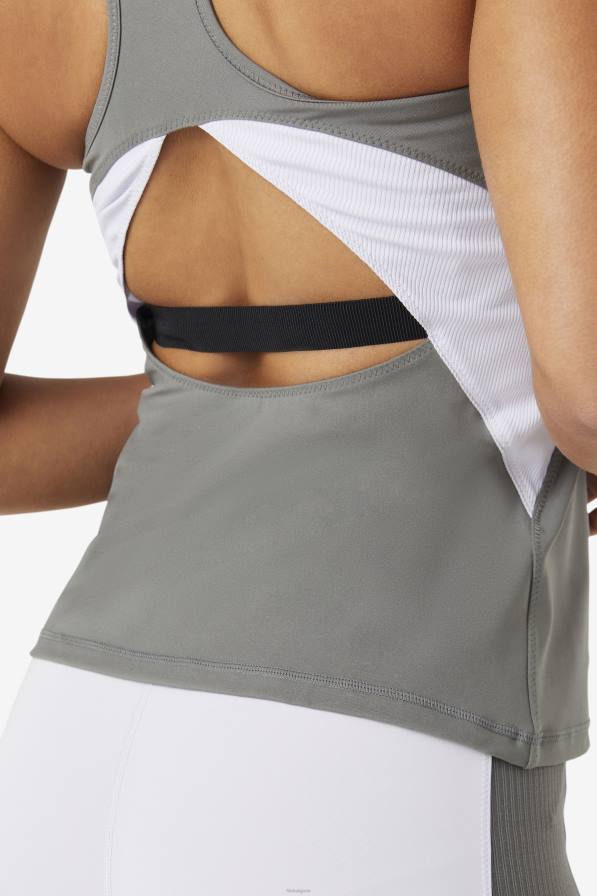 2HNL1873 гаргойл/лавандулово синьо FILA fila uplift open racerback потник гаргойл/лавандула синьо