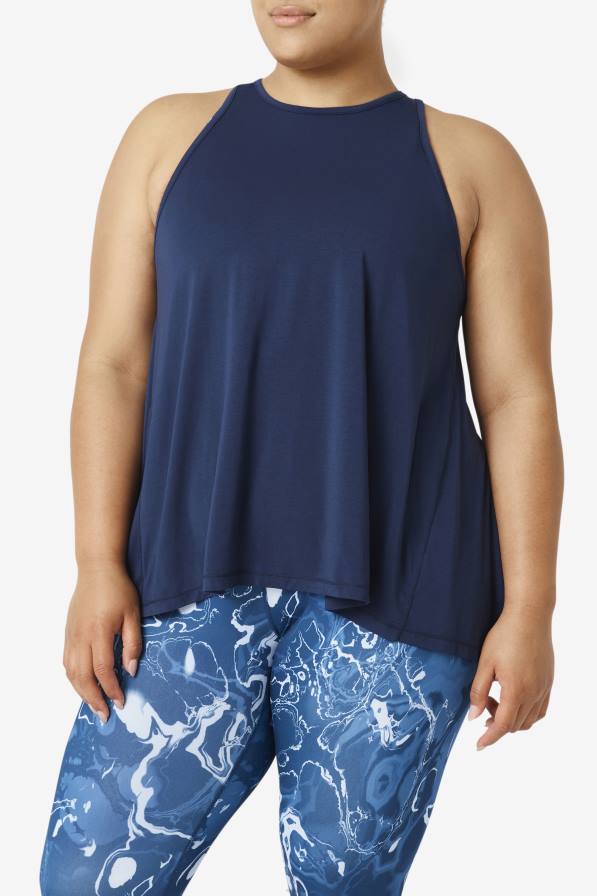 2HNL1915 военноморски флот FILA fila fi-lux потник с отворен гръб тъмносин