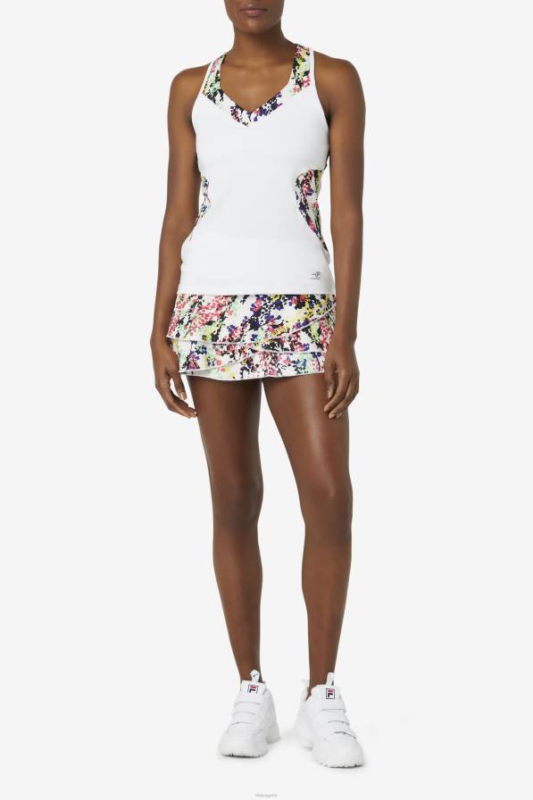 2HNL2033 многоцветен флорален принт/бял FILA многоцветен флорален принт/бяла фила