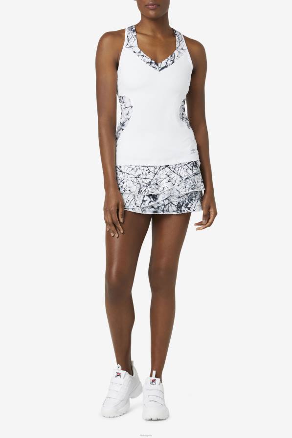 2HNL2035 мраморен принт/бял FILA Мраморен печат/бяло