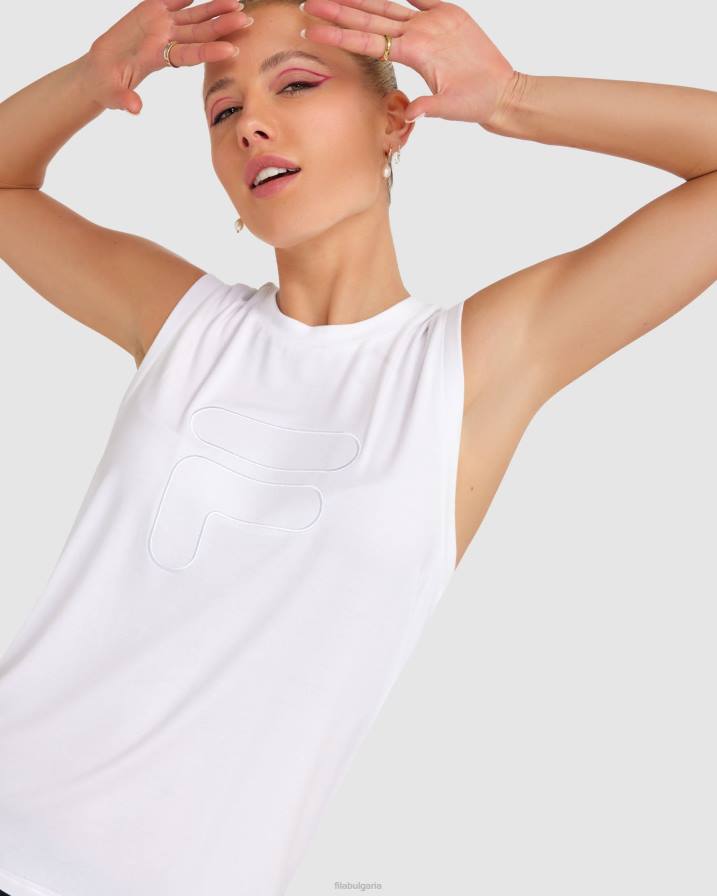 2HNL2811 бяло FILA бял фила дамски потник спенсър