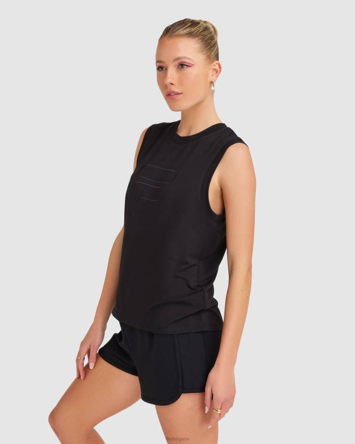 2HNL2812 черен FILA fila черен дамски потник спенсър