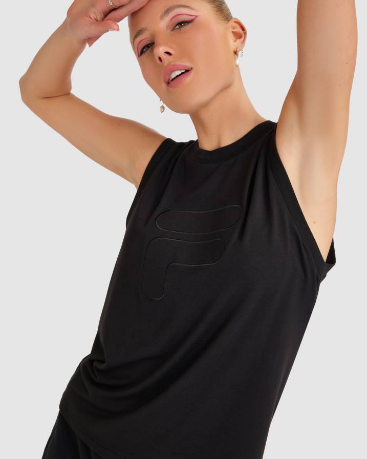 2HNL2812 черен FILA fila черен дамски потник спенсър