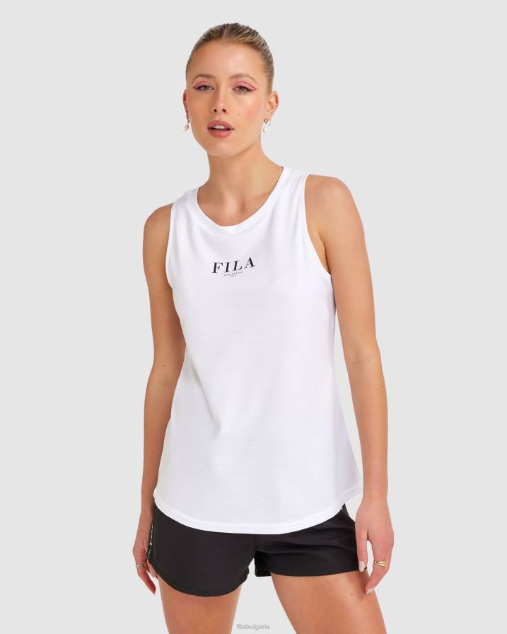 2HNL2865 бяло FILA бял фила дамски потник електри