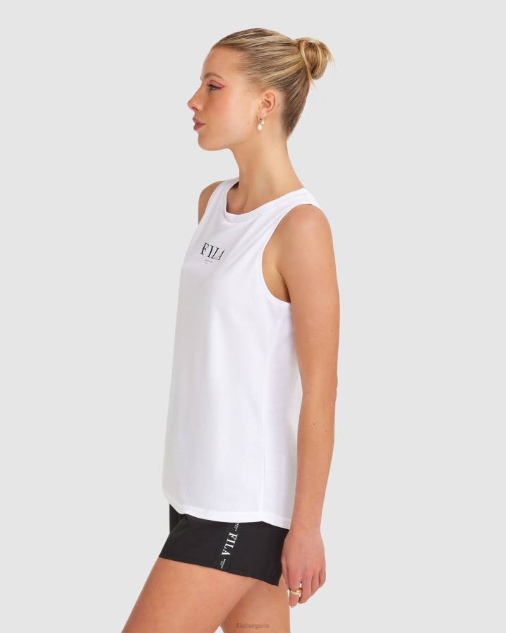 2HNL2865 бяло FILA бял фила дамски потник електри