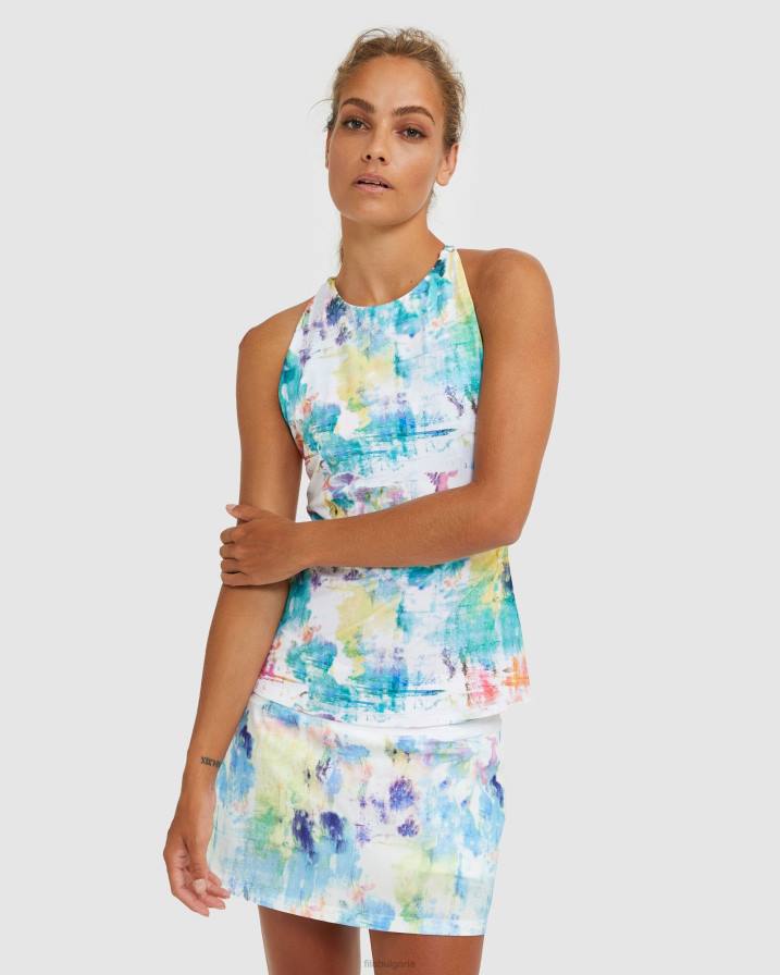 2HNL2926 боя за вратовръзка FILA fila tie dye fila racerback танк