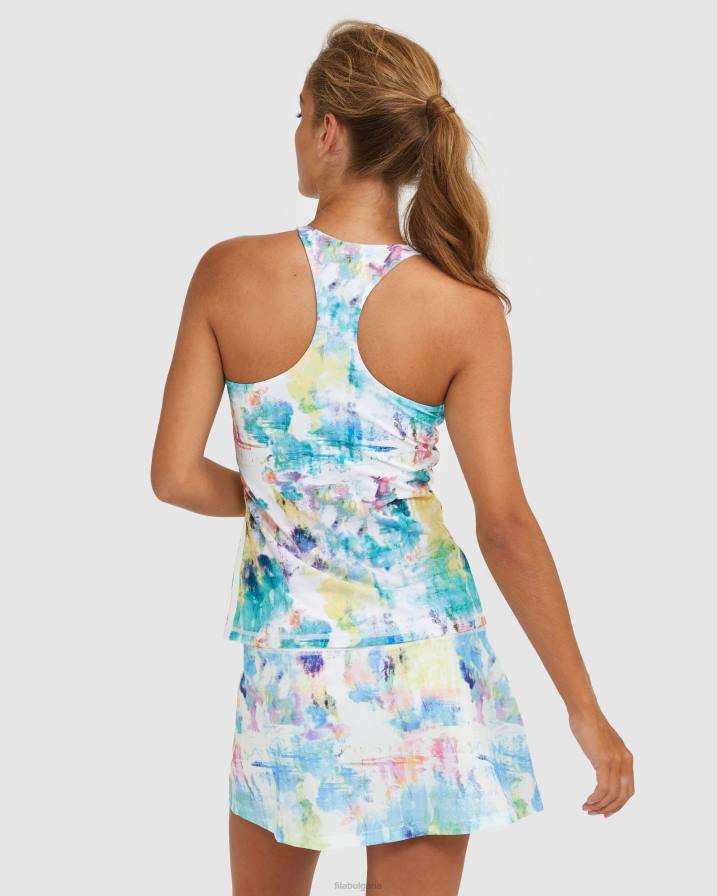 2HNL2926 боя за вратовръзка FILA fila tie dye fila racerback танк