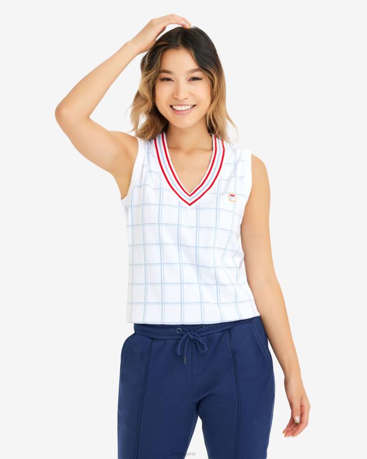 2HNL2929 бяло FILA fila дамска жилетка oakley бяла