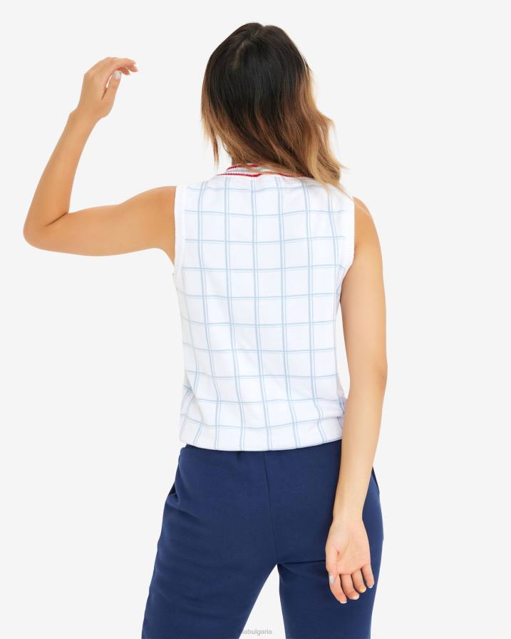 2HNL2929 бяло FILA fila дамска жилетка oakley бяла