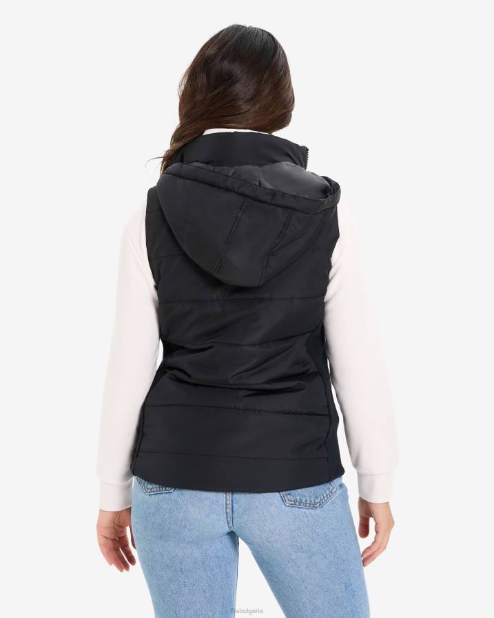 2HNL2974 черен FILA fila черна дамска буф жилетка иранга