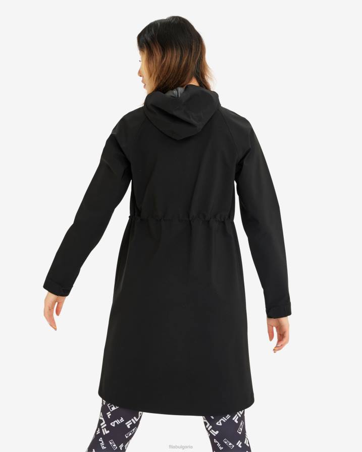 2HNL2977 черен FILA черна дамска парка grace fila