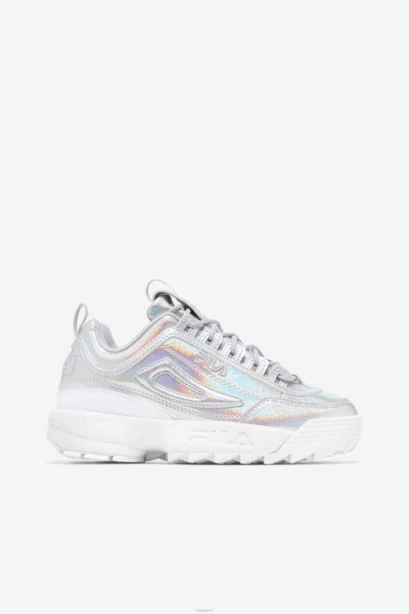 2HNL1142 преливащ се FILA дамски disruptor 2 premium iridescent fila iridescent