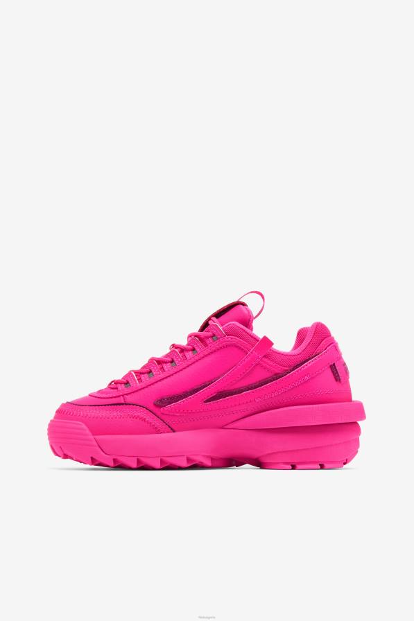 2HNL1178 розово гло/фестивална фуксия FILA дамски disruptor 2 exp fila pink glo/festival fuchsia