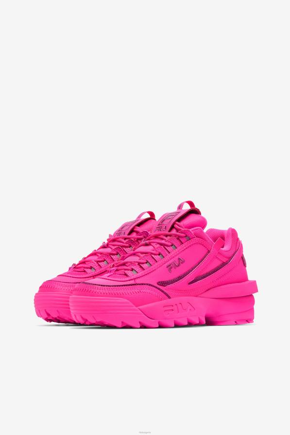 2HNL1178 розово гло/фестивална фуксия FILA дамски disruptor 2 exp fila pink glo/festival fuchsia