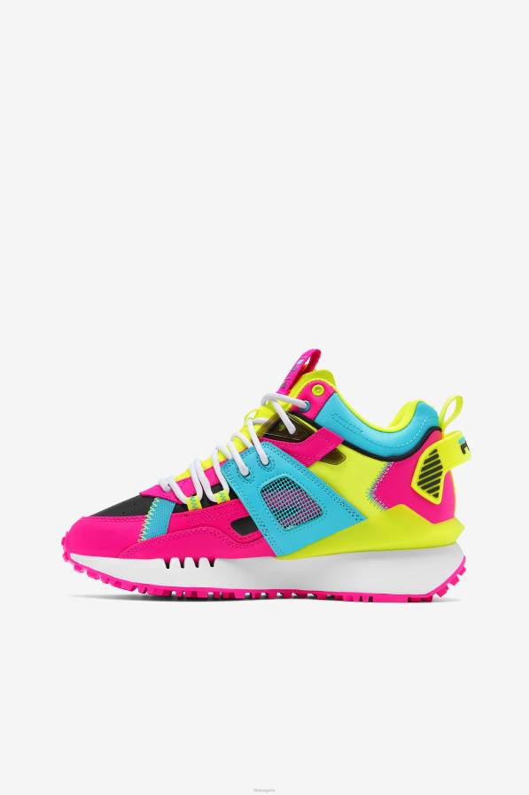 2HNL1208 розово glo/жълто/черно FILA дамски spectra fila pink glo/yellow/black