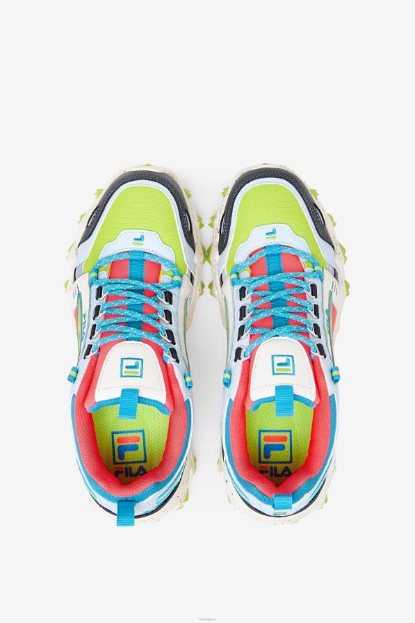 2HNL1214 дива розово/сребристо/лайм удар FILA дамски oakmont tr fila diva розов/сребърен/лайм пънч