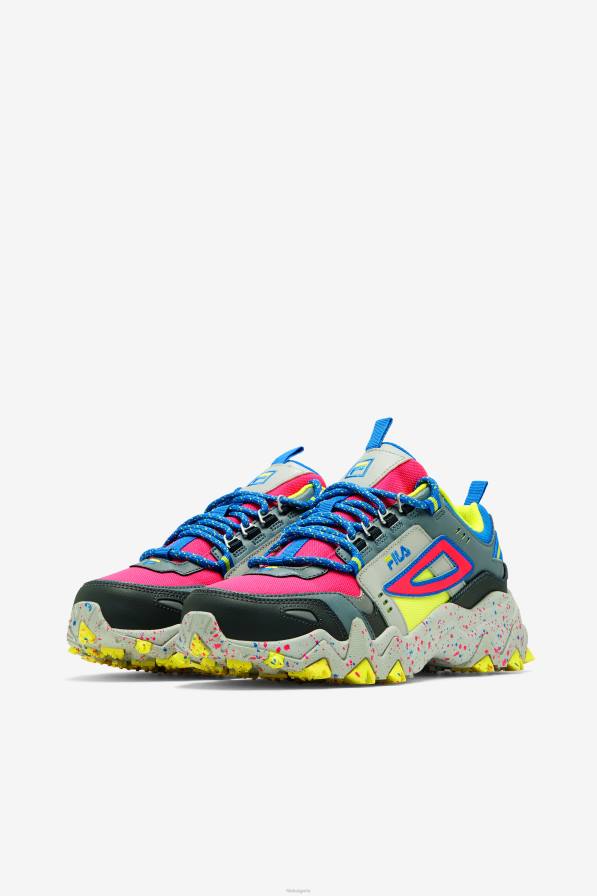 2HNL1215 розово гло/паметник/синьо FILA pink glo/monument/blue fila дамски oakmont tr