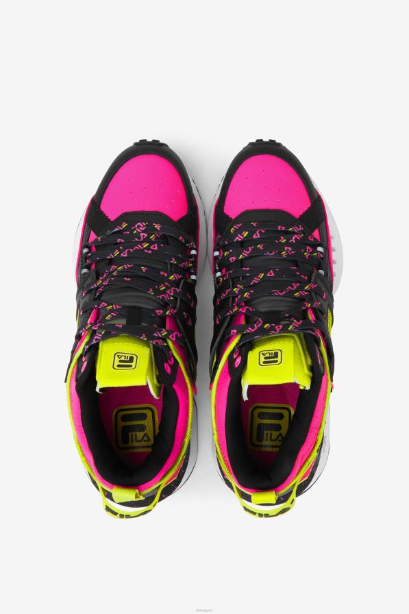 2HNL1218 черно/бяло/розово сияние FILA черен/бял/розов блясък дамски spectra fila