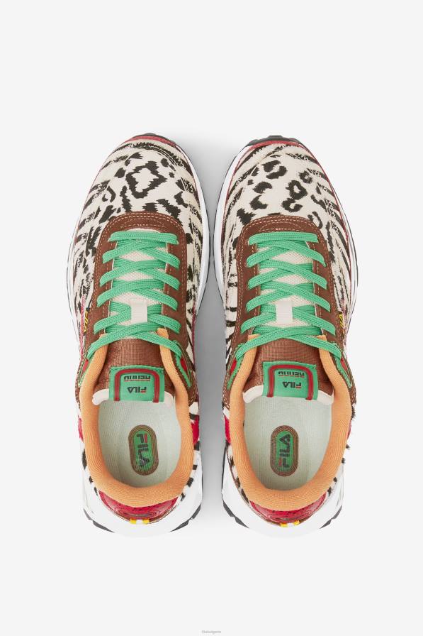 2HNL1251 секвоя/червено/seedpearl FILA sequoia/red/seedpearl fila дамски renno zero животно