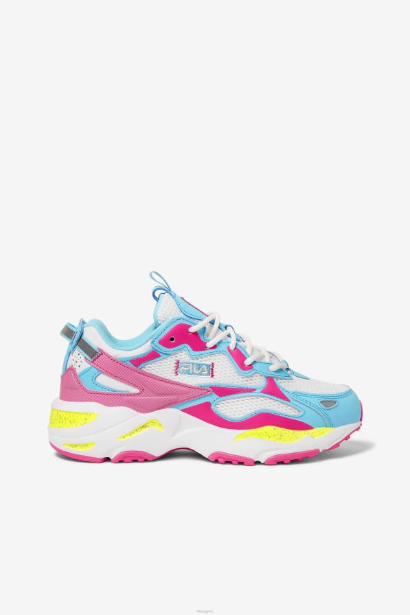 2HNL1255 бяло/розово гло/синя рибка FILA fila дамски ray tracer apex white/pink glo/bluefish