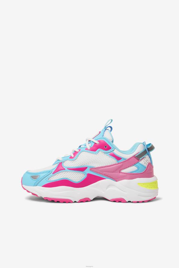 2HNL1255 бяло/розово гло/синя рибка FILA fila дамски ray tracer apex white/pink glo/bluefish