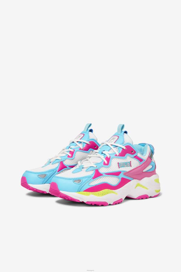 2HNL1255 бяло/розово гло/синя рибка FILA fila дамски ray tracer apex white/pink glo/bluefish