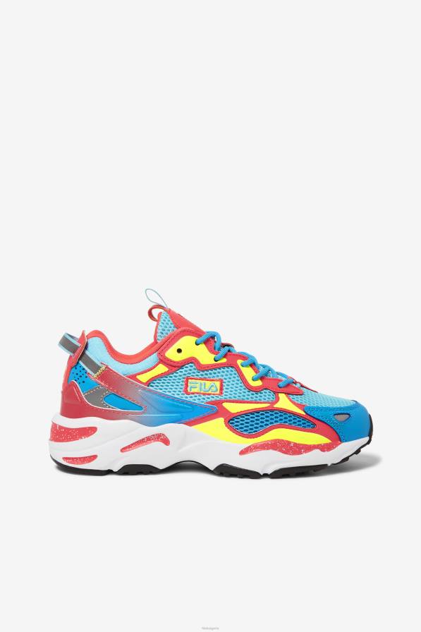 2HNL1256 синя риба/жълт/огнен корал FILA дамски ray tracer apex fila bluefish/yellow/fiery coral