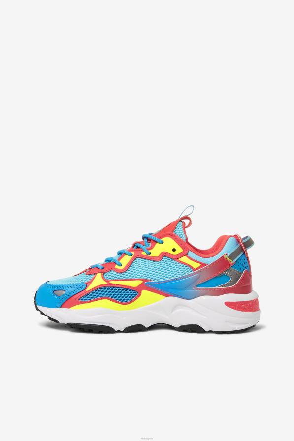 2HNL1256 синя риба/жълт/огнен корал FILA дамски ray tracer apex fila bluefish/yellow/fiery coral