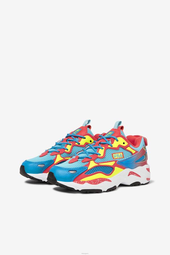 2HNL1256 синя риба/жълт/огнен корал FILA дамски ray tracer apex fila bluefish/yellow/fiery coral