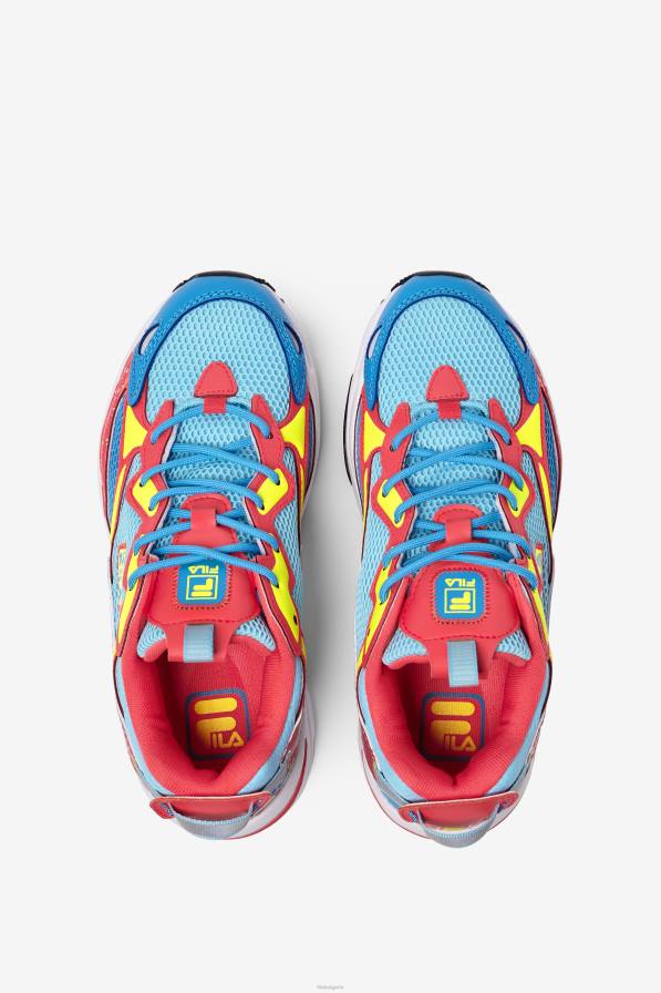 2HNL1256 синя риба/жълт/огнен корал FILA дамски ray tracer apex fila bluefish/yellow/fiery coral