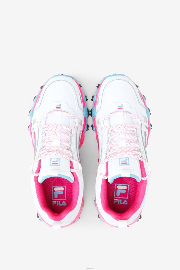 2HNL1262 бяло/розово гло/синя рибка FILA дамски oakmont tr fila white/pink glo/bluefish