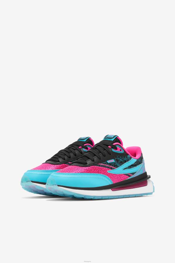 2HNL1276 черно/розово гло/бяло FILA fila black/pink glo/white дамски renno