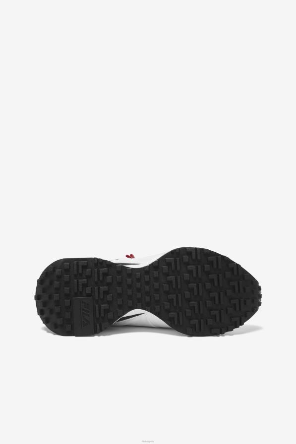 2HNL1283 бяло/черно/червено FILA дамски космически бегач бял/черен/червен fila