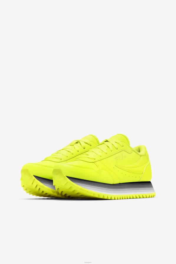 2HNL1298 жълто/черно/брилянтно бяло FILA дамско орбитално райе фила жълто/черно/брилянтно бяло