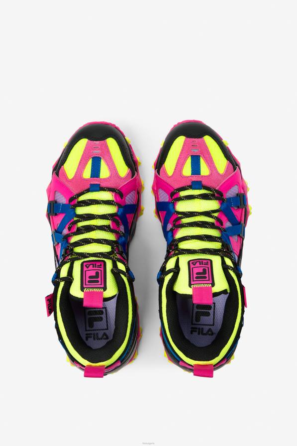 2HNL1309 жълто/венчелистче от минзухар/розово гло FILA fila дамска екскурзия жълто/венчелистче от минзухар/розово гло