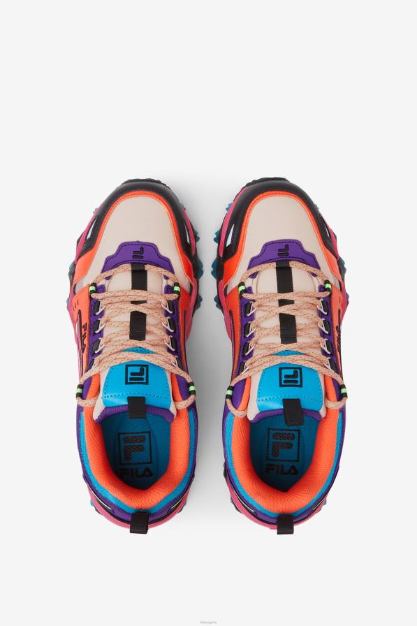 2HNL1322 екрю/роза камелия/лилаво FILA дамски oakmont tr fila ecru/camellia rose/purple