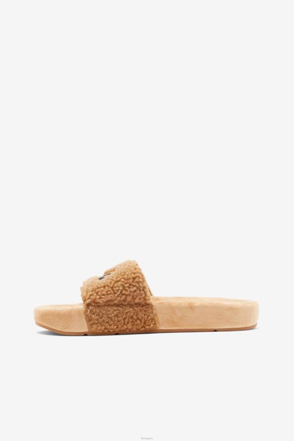 2HNL1354 бежово/морско/червено FILA fila бежов/тъмносин/червен дамски пухкав дрифтър