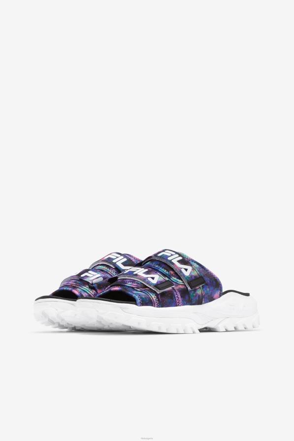 2HNL1357 мулти/черно/бяло FILA fila дамски маратонки tie dye outdoor slide мулти/черно/бяло