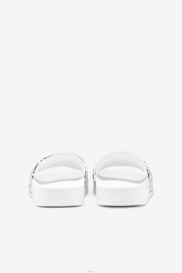 2HNL1371 бяло/морско/червено FILA бяло/тъмносин/червен fila дамски дрифтър настроение 2