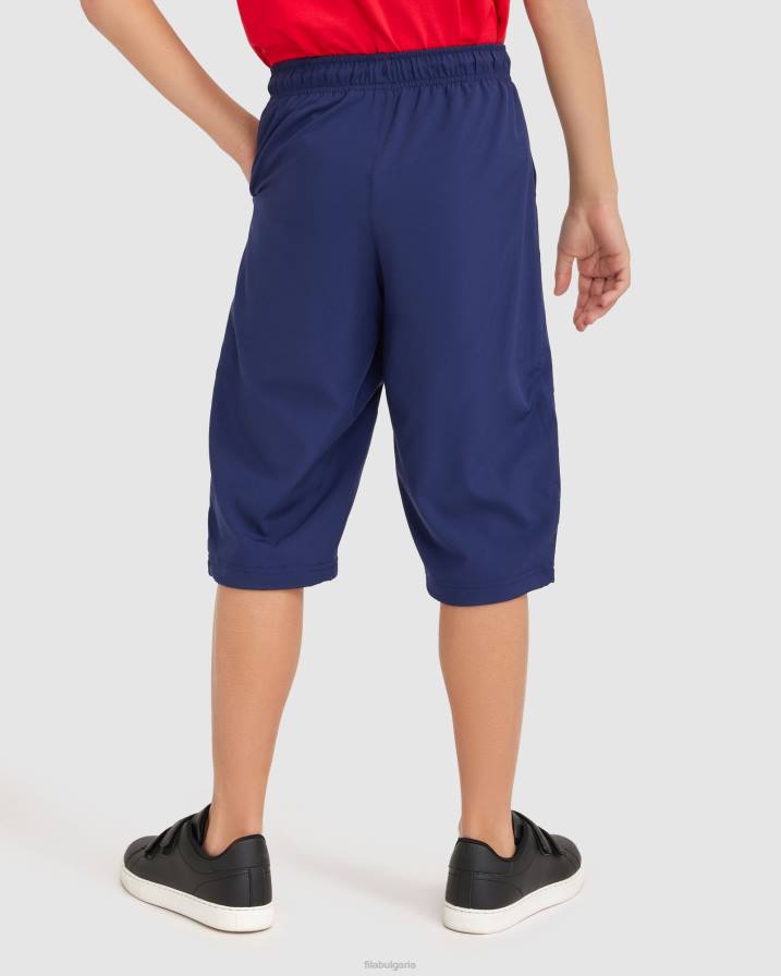 2HNL3089 нов флот FILA момчешки панталон ryan 3/4 нов тъмносин фила