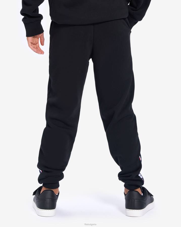 2HNL3095 черен FILA детска значка 2.0 панталон черна фила