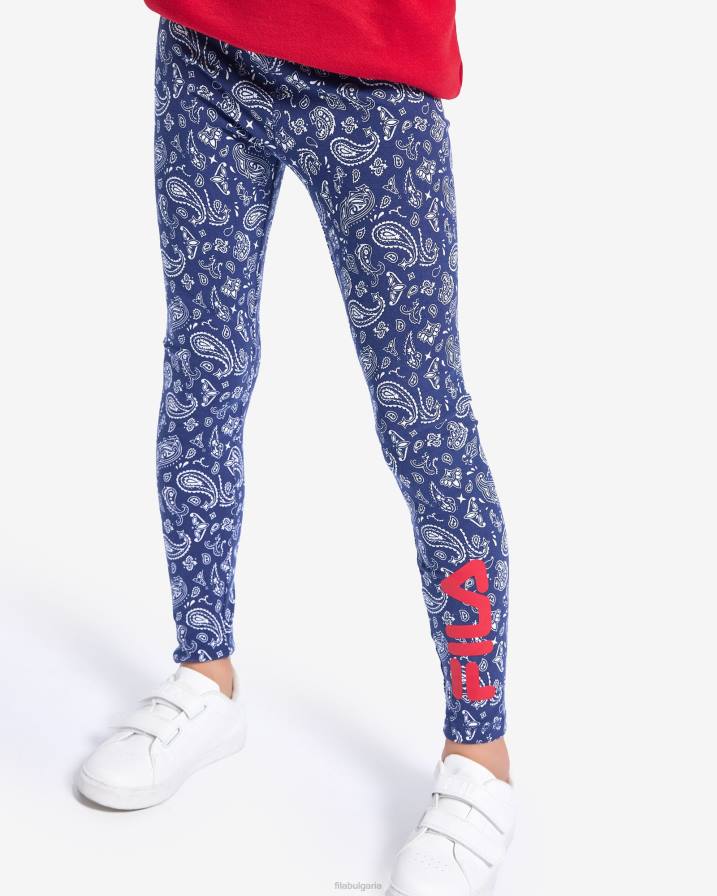 2HNL3155 пейсли FILA наташа момичета стегнат пейсли фила