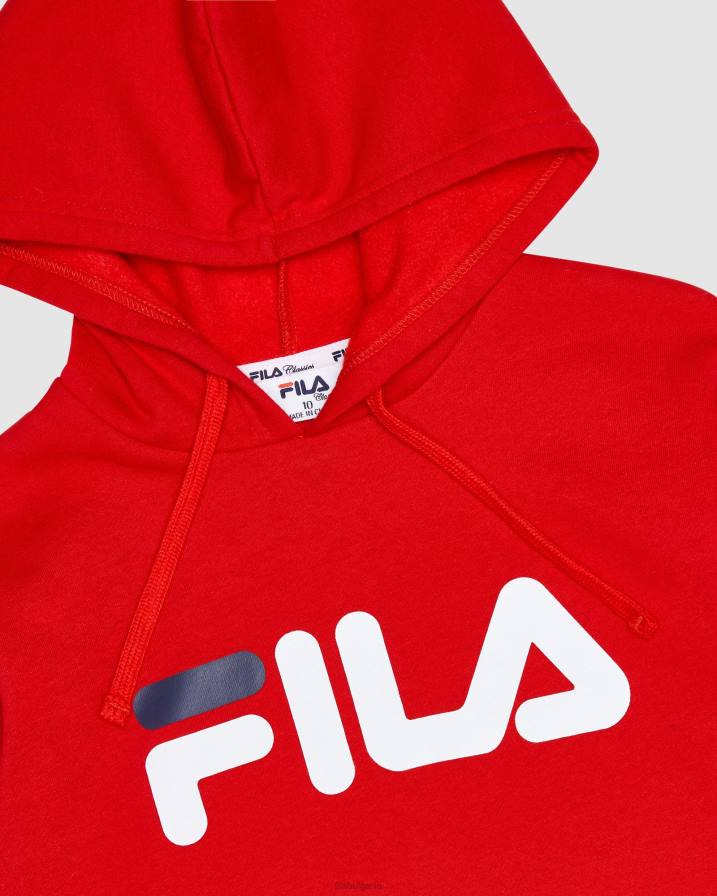 2HNL3109 червен FILA fila classic детска качулка червена