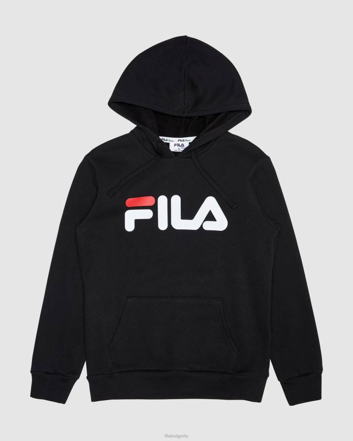 2HNL3110 черен FILA класическа детска качулка fila black